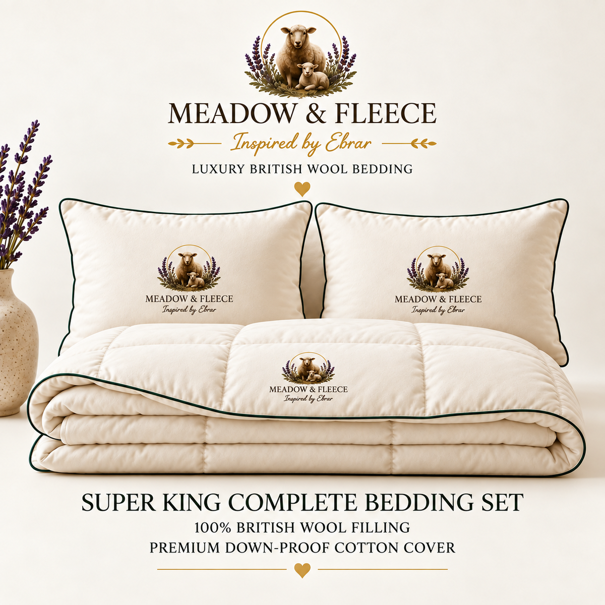 Super King Complete Bedding Set